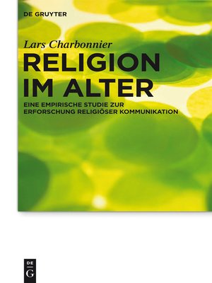 cover image of Religion im Alter